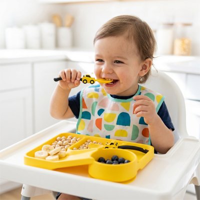 Assiette bébé camion