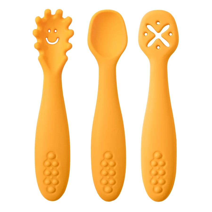 cuillère bébé orange