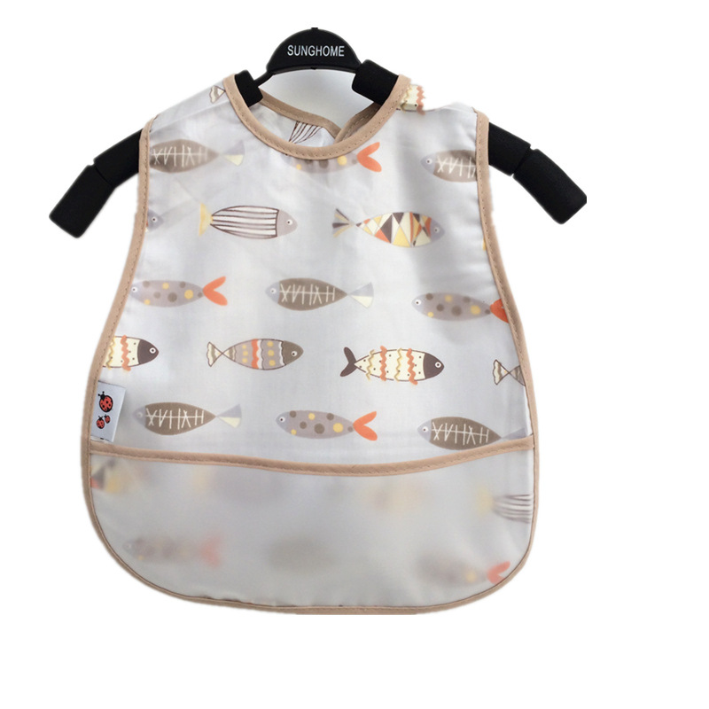 Bavoir bébé | Imperméable avec pochette