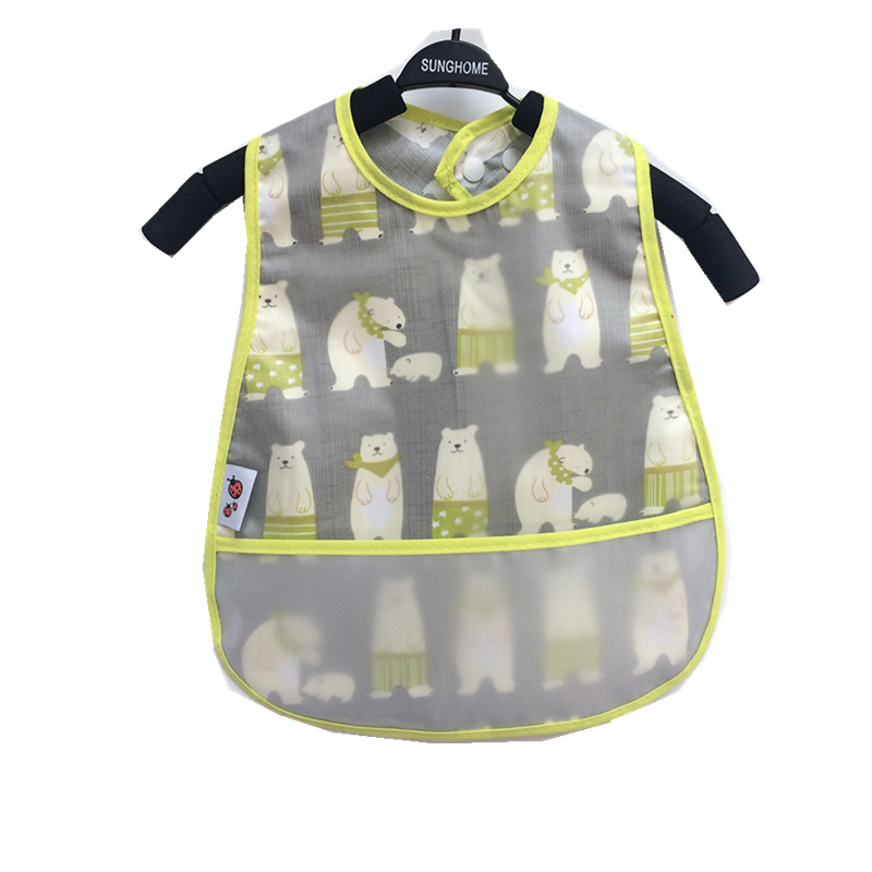Bavoir bébé | Imperméable avec pochette