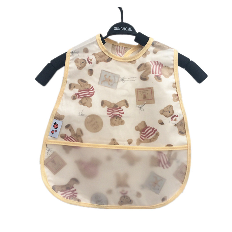 Bavoir bébé | Imperméable avec pochette