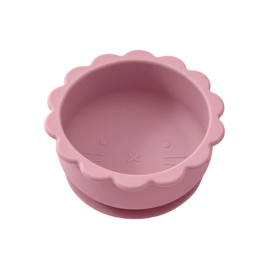 assiette bébé lilas