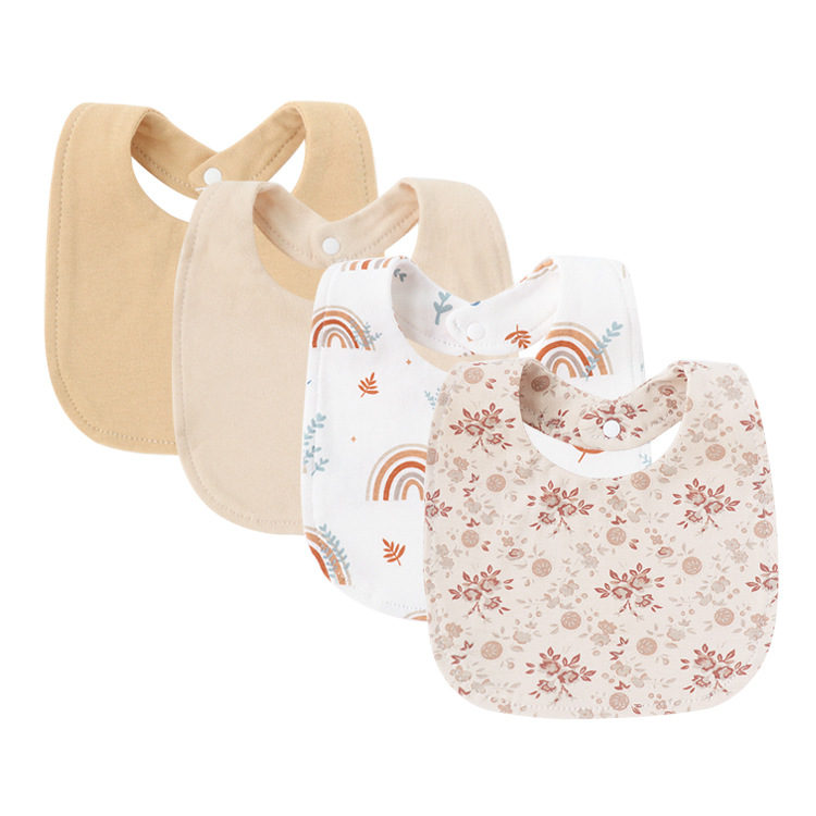 bavoir bébé beige