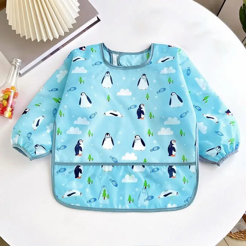 bavoir bébé bleu