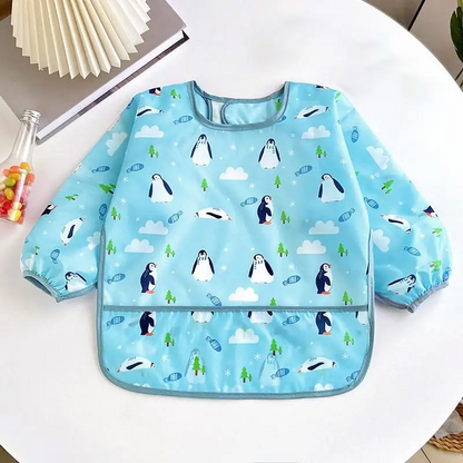bavoir bébé bleu