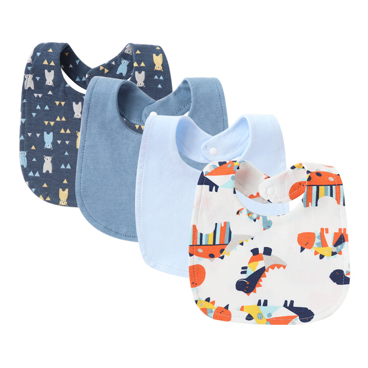 bavoir bébé bleu