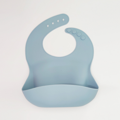 bavoir bébé bleu