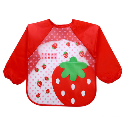 bavoir bébé fraise