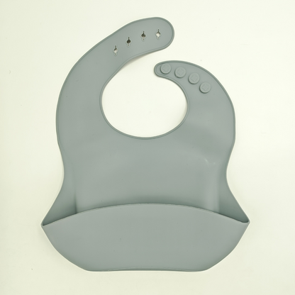 bavoir bébé gris