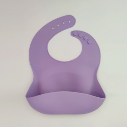 bavoir bébé mauve