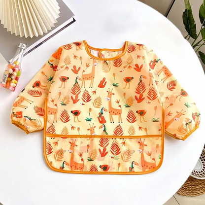 bavoir bébé orange