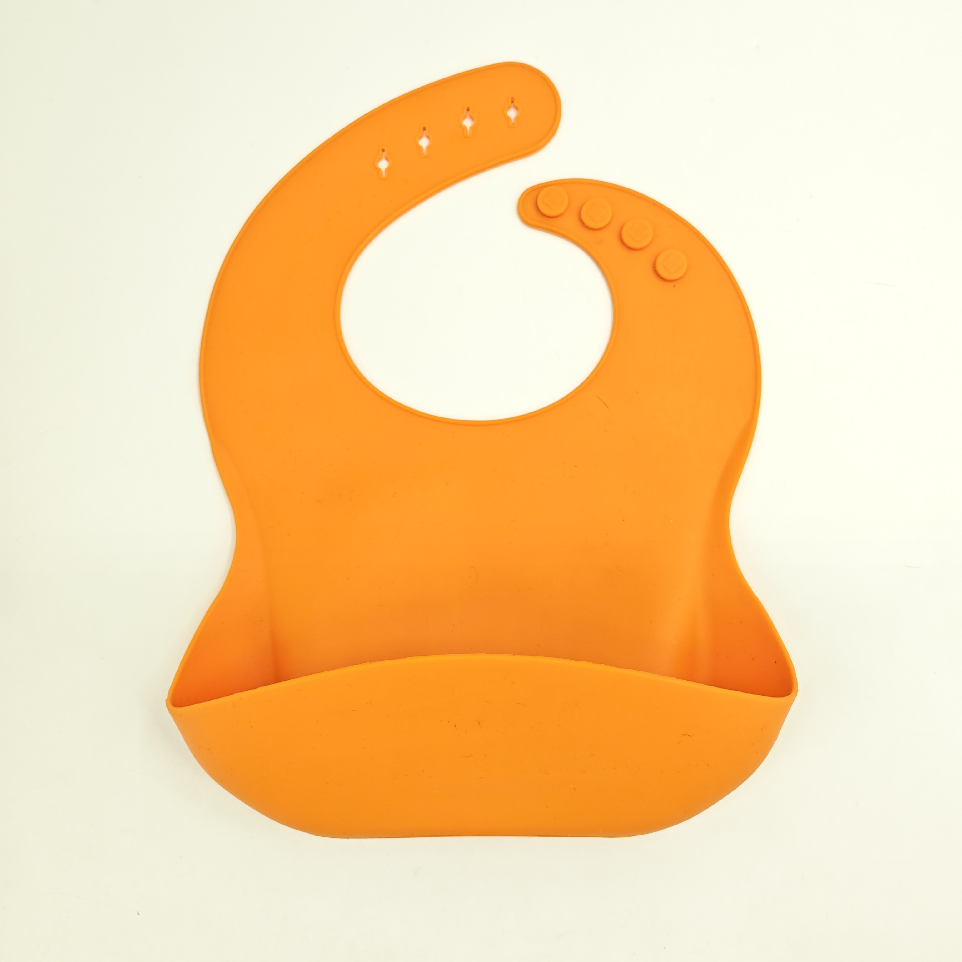 bavoir bébé orange