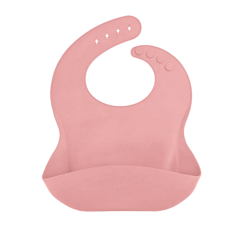 bavoir bébé rose