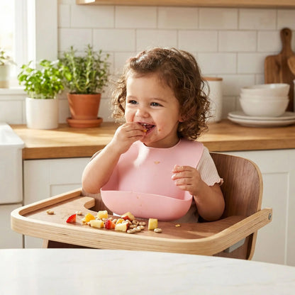 bavoir bébé rose fille