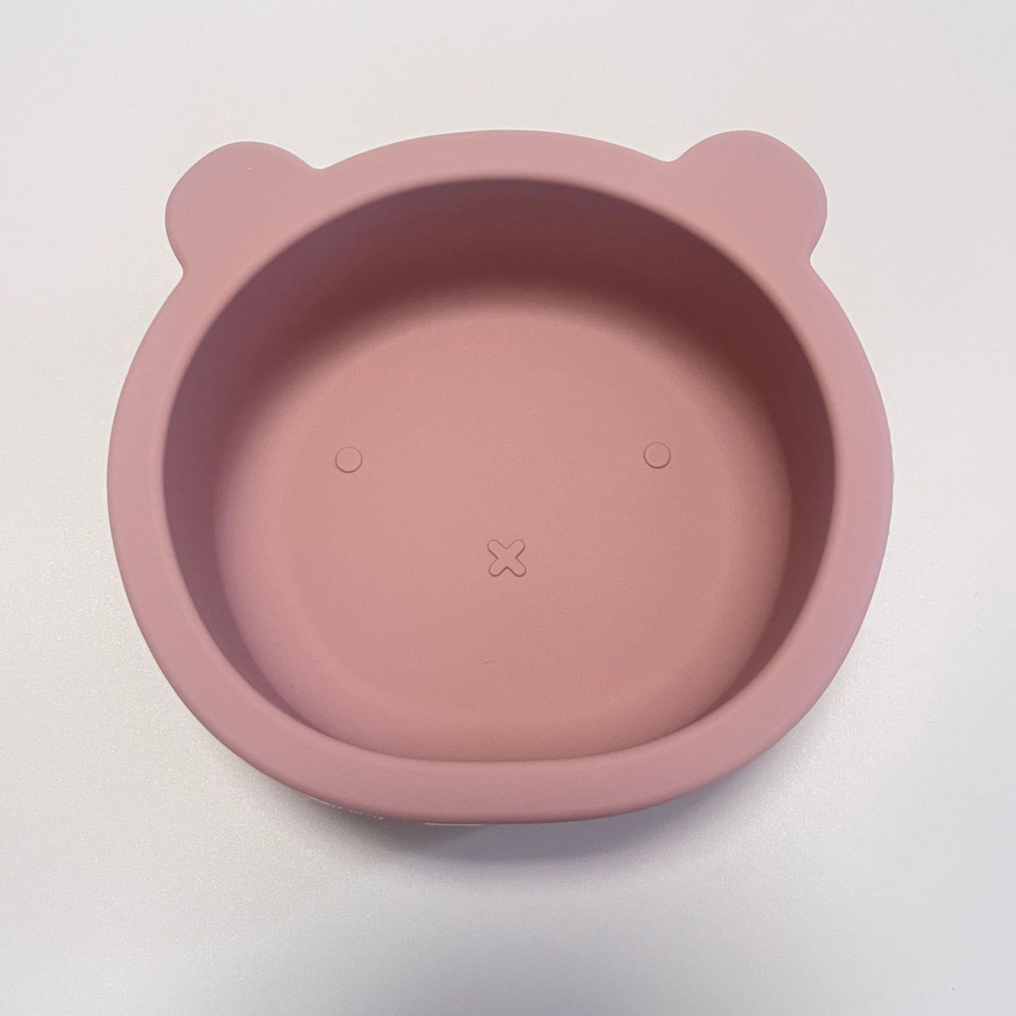 bol en silicone anti chute bébé poupre
