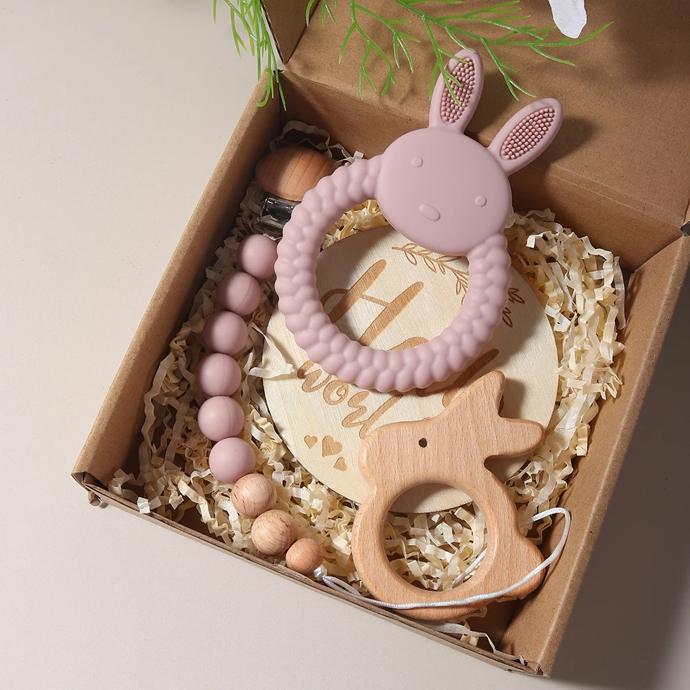 cadeau bébé coffret mauve