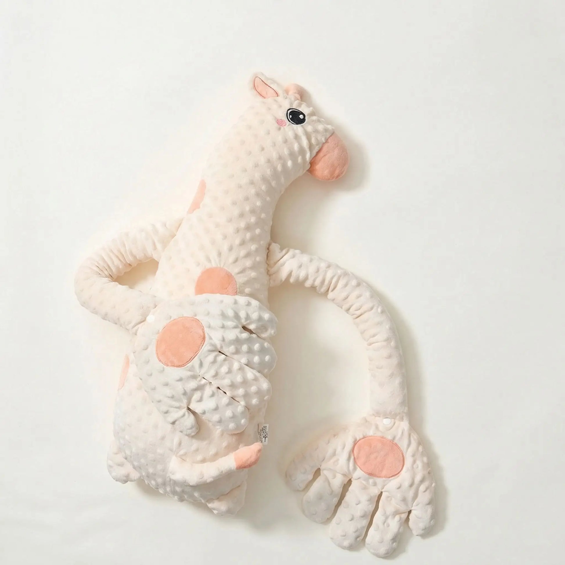 coussin bébé flamant rose