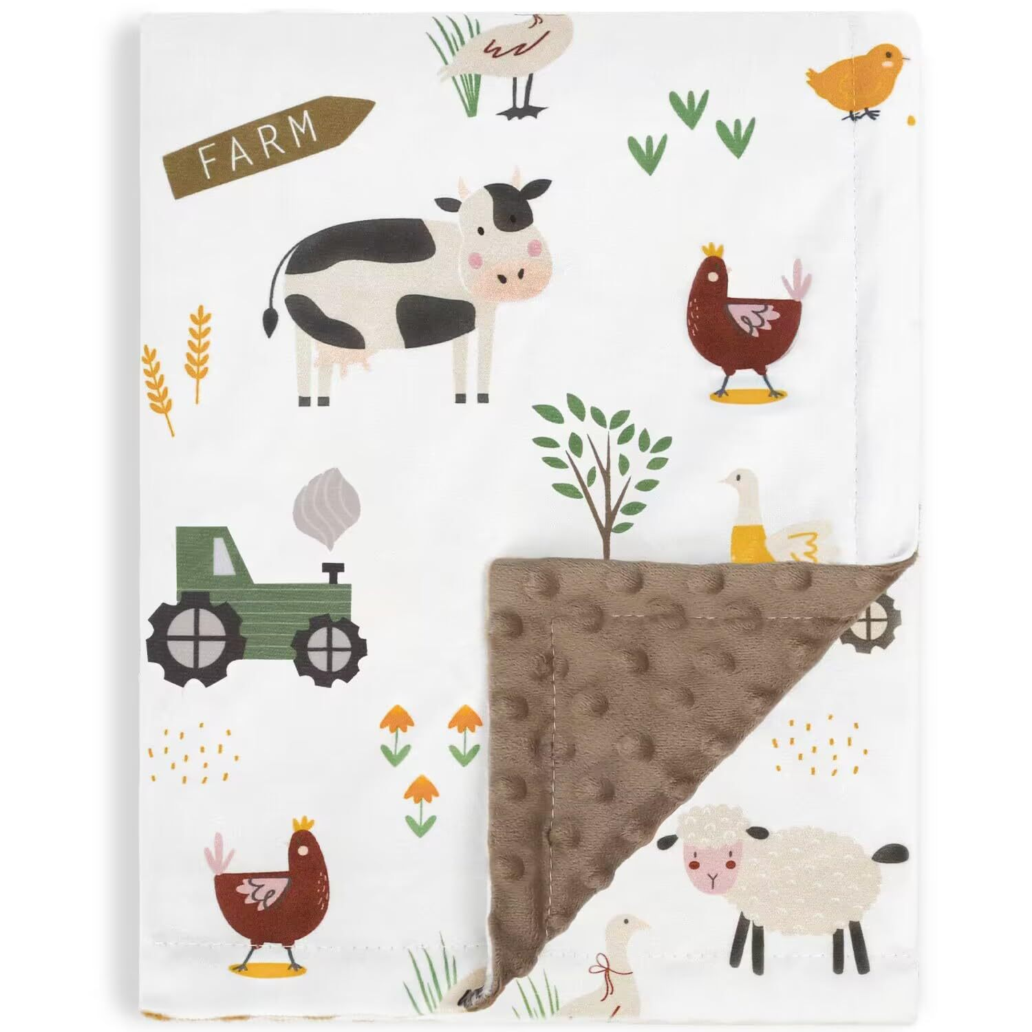 couverture bébé ferme
