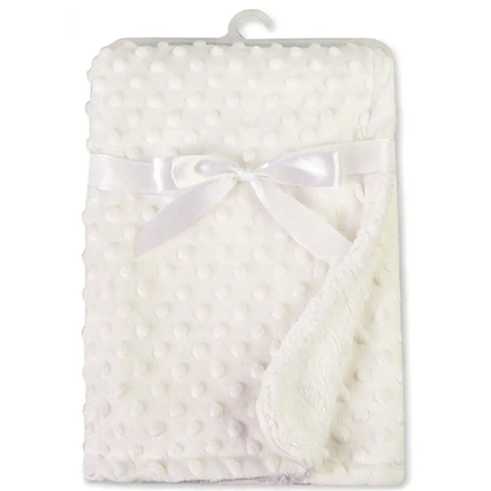 couverture bébé polaire douce blanc