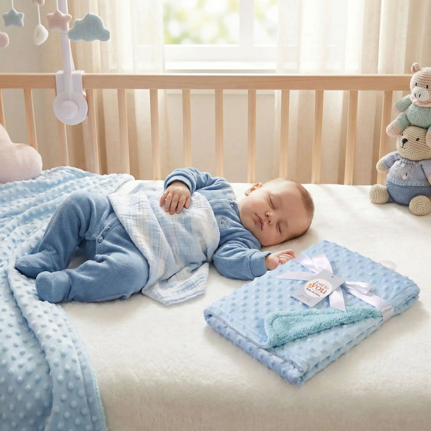 couverture bébé polaire douce dort