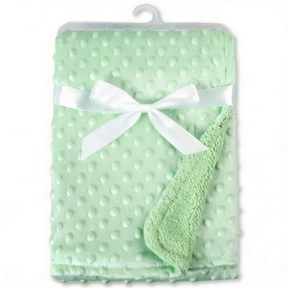 couverture bébé polaire douce vert