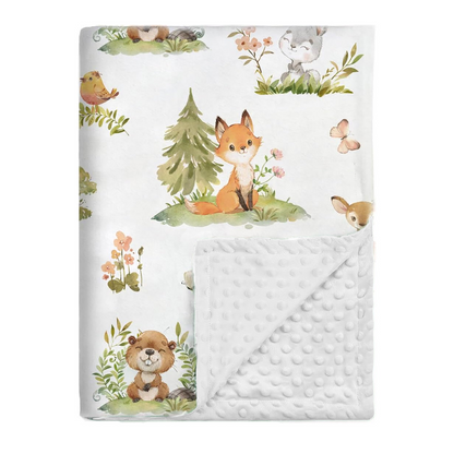 couverture bébé renard