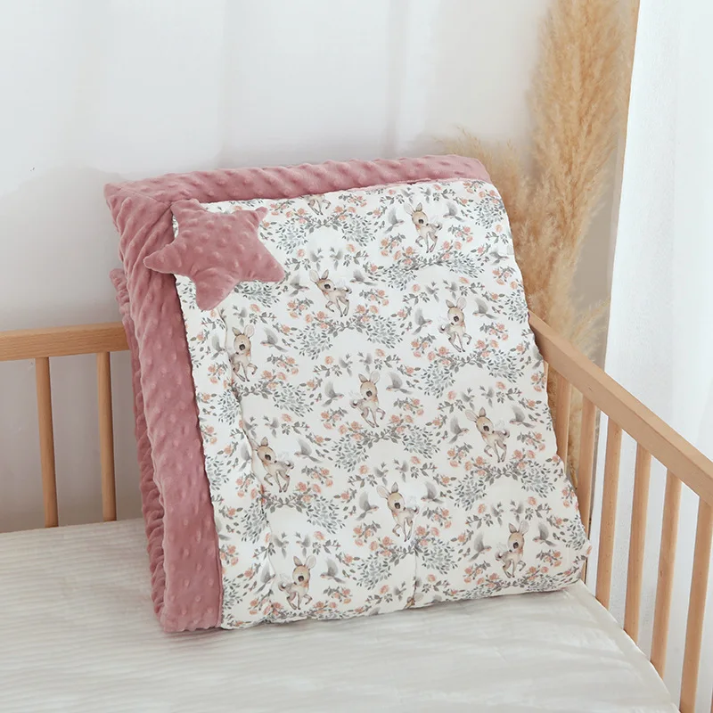 couverture bébé rose