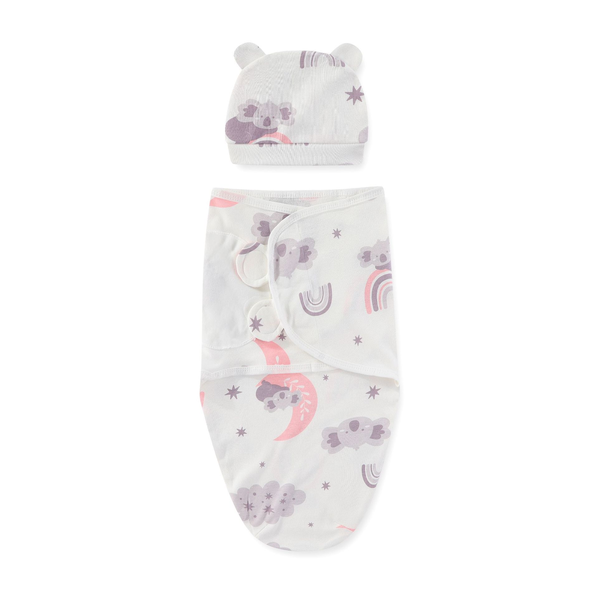 couverture bébé rose arc-en-ciel