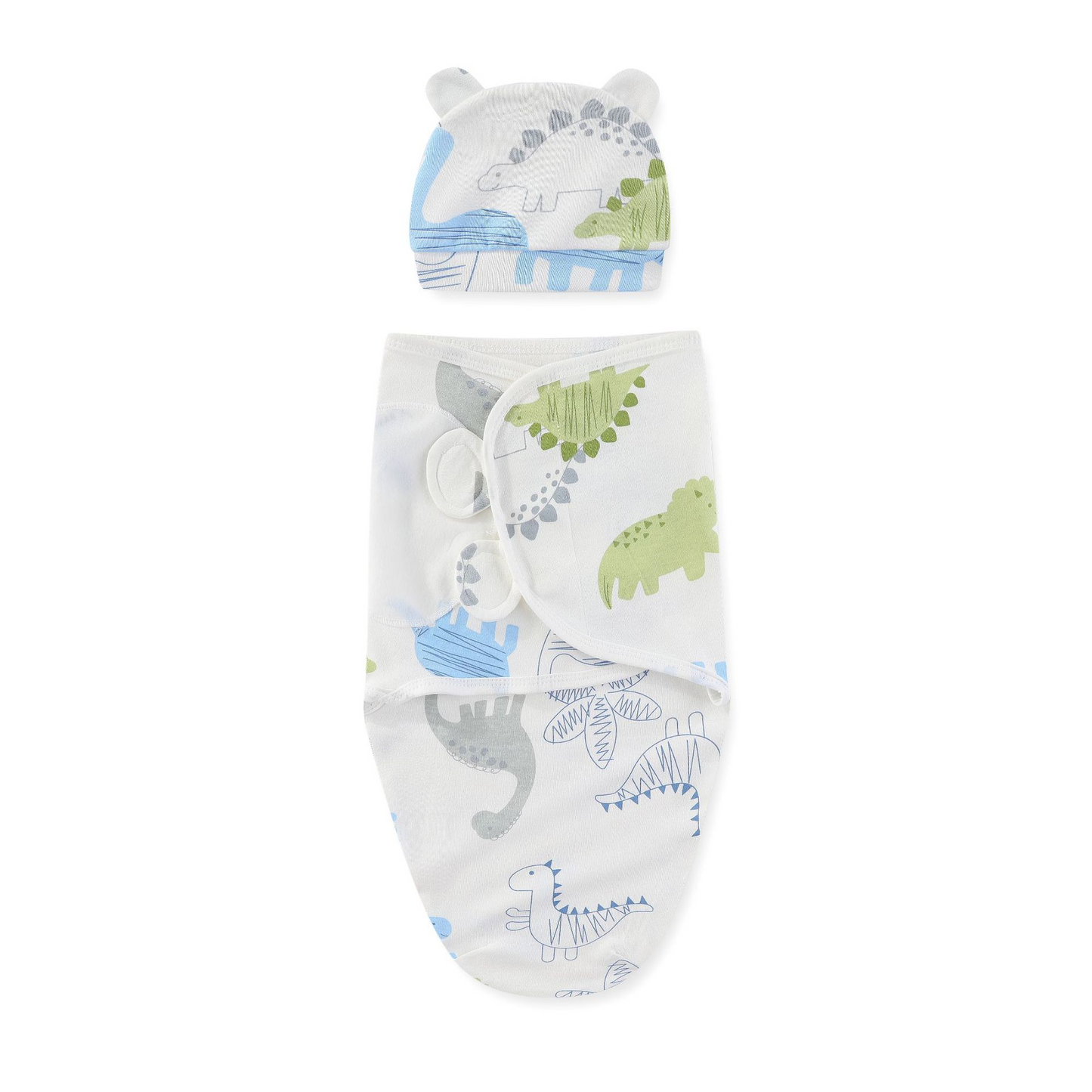 couverture bébé vert dinosaure