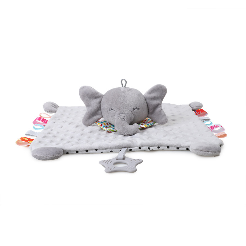 doudou bébé éléphant gris