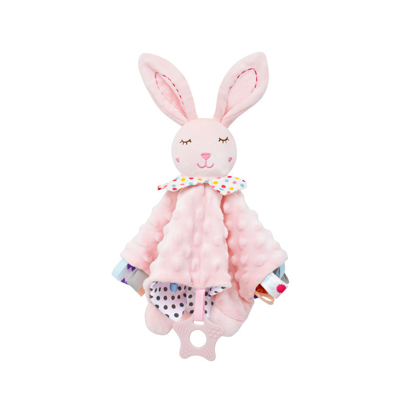 doudou bébé lapin rose