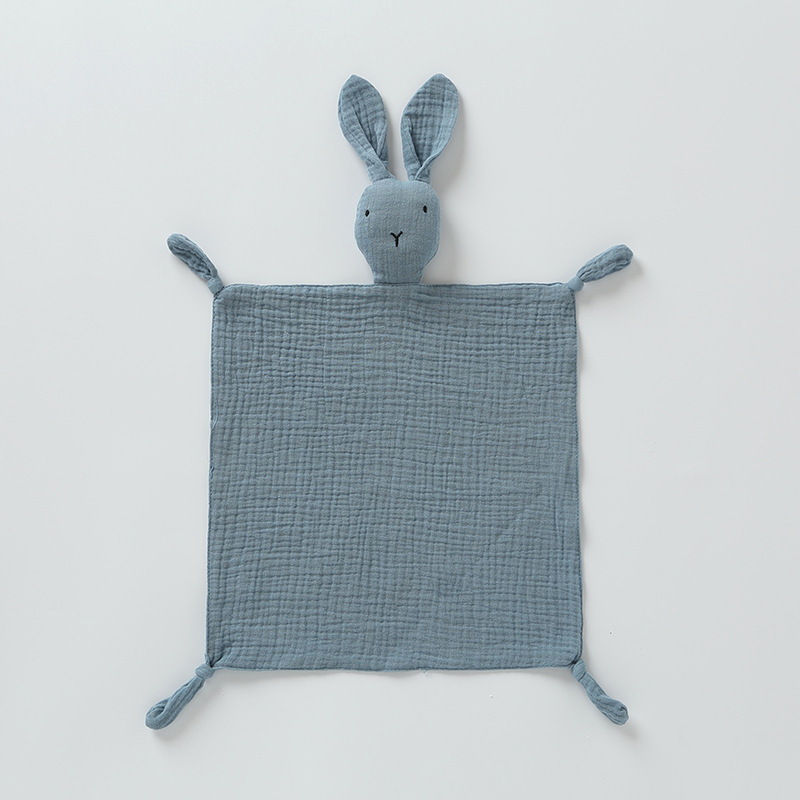 doudou lapin bleu