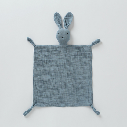 doudou lapin bleu