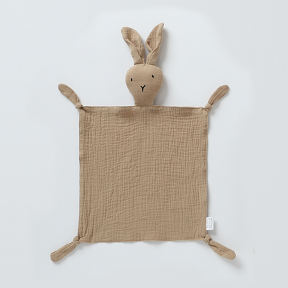 doudou lapin brun
