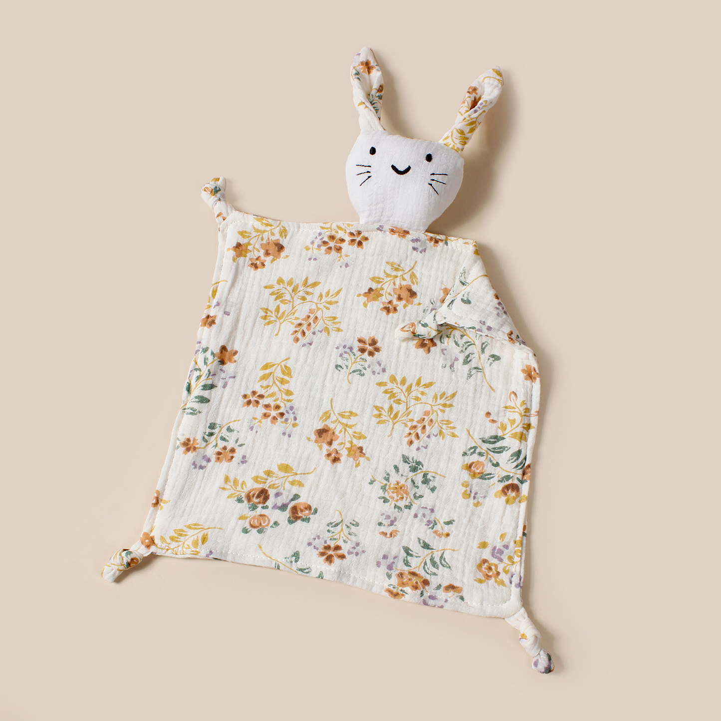 doudou lapin fleurs