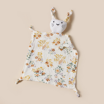 doudou lapin fleurs