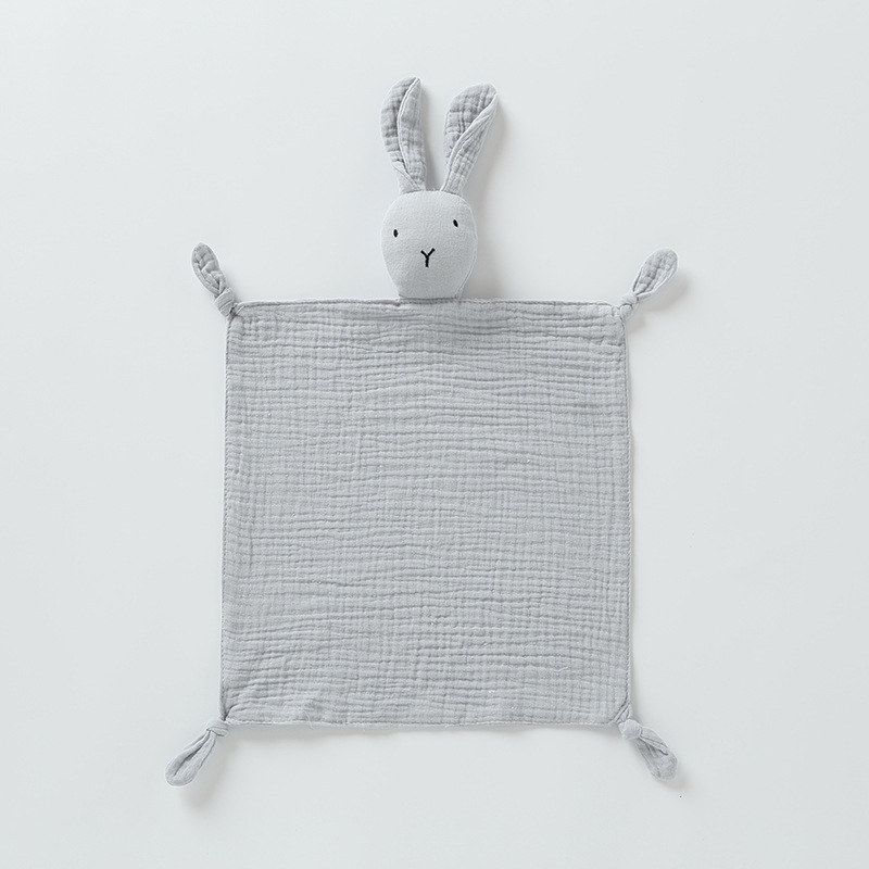 doudou lapin gris