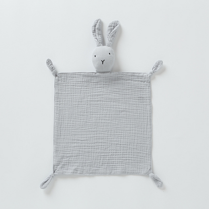 doudou lapin gris