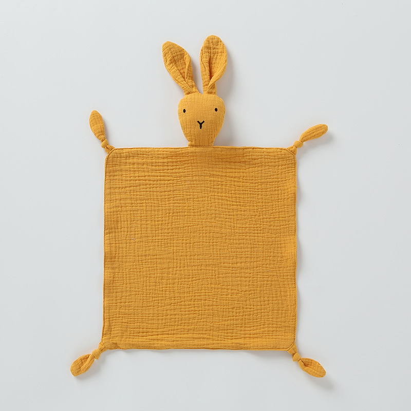 doudou lapin jaune