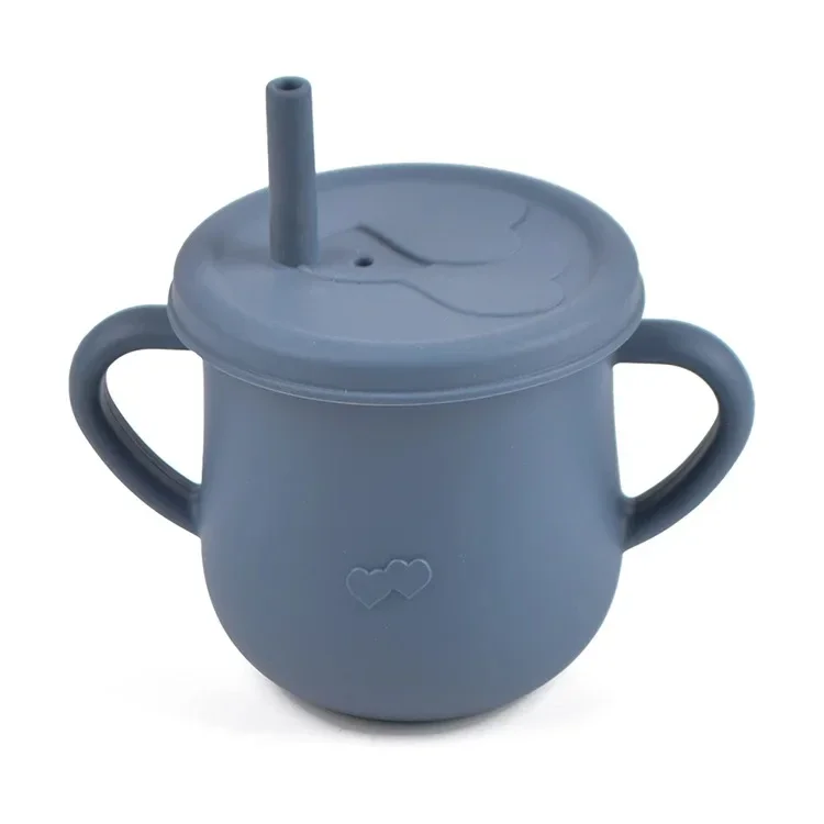 gobelet bébé anti-fuite bleu foncé