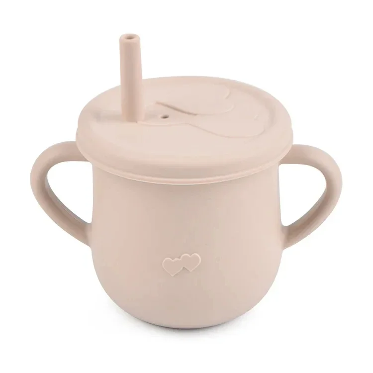 gobelet bébé anti-fuite rose pâle