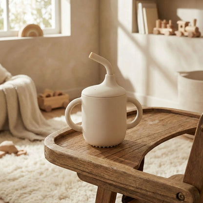 gobelet bébé beige
