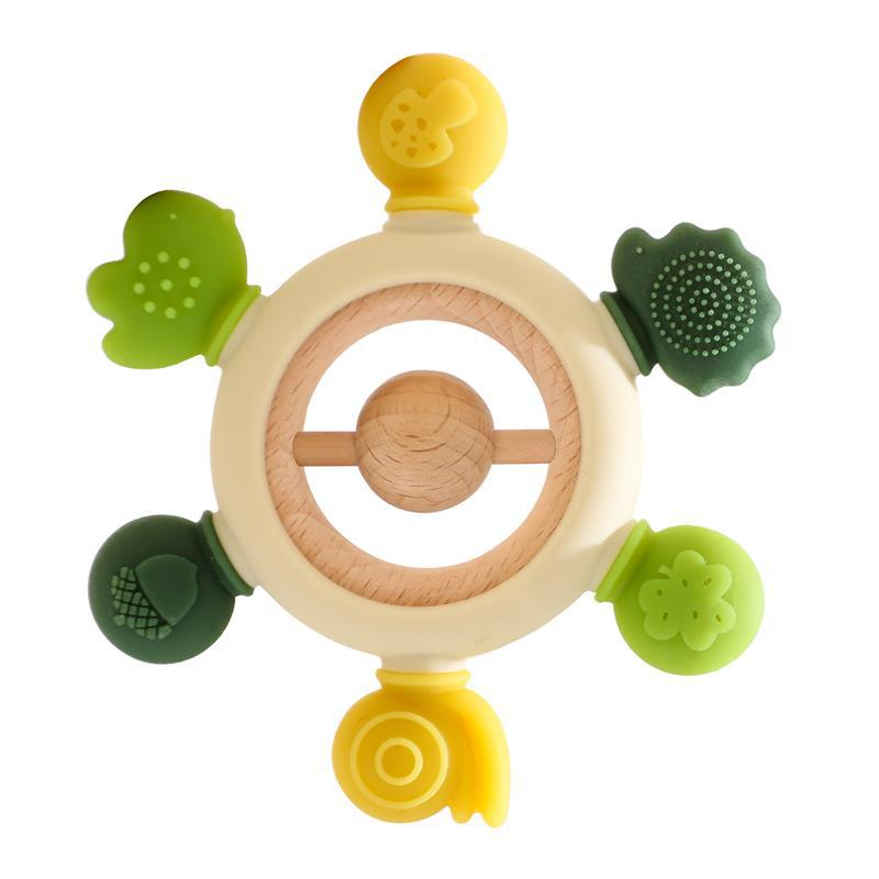hochet bébé vert