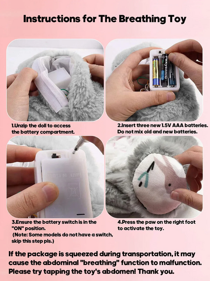 peluche bébé batterie