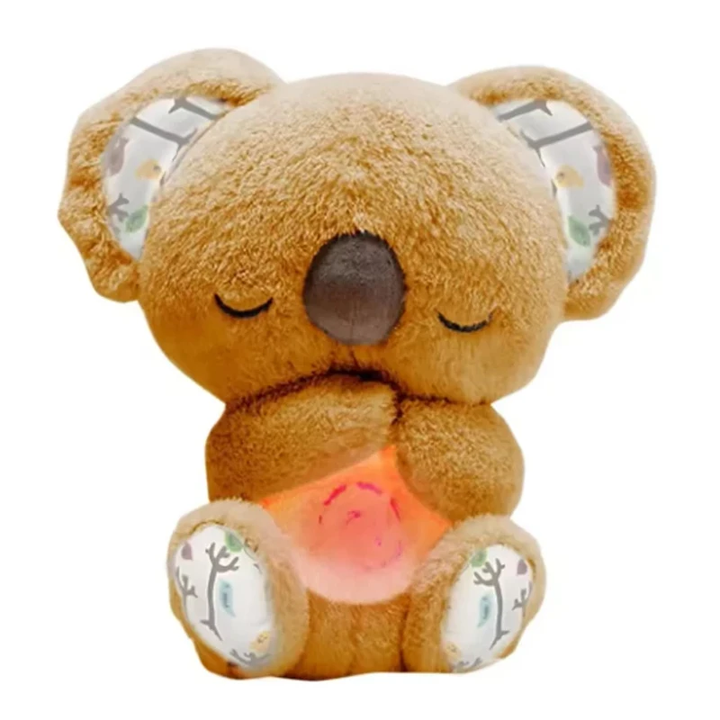 peluche bébé brun