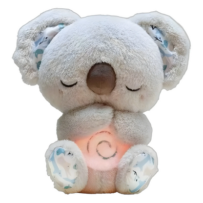 peluche bébé gris
