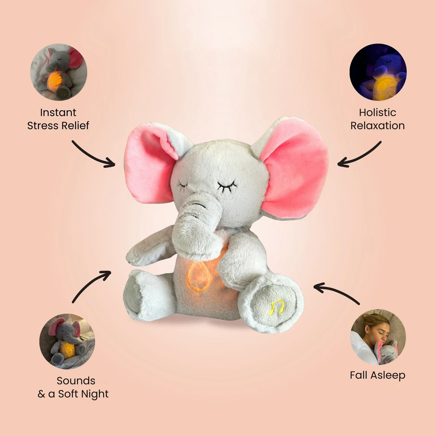 peluche bébé musique