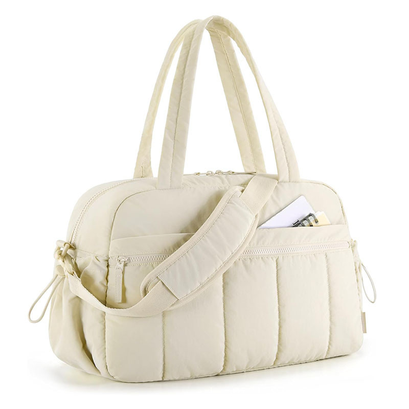 sac à langer beige zipper