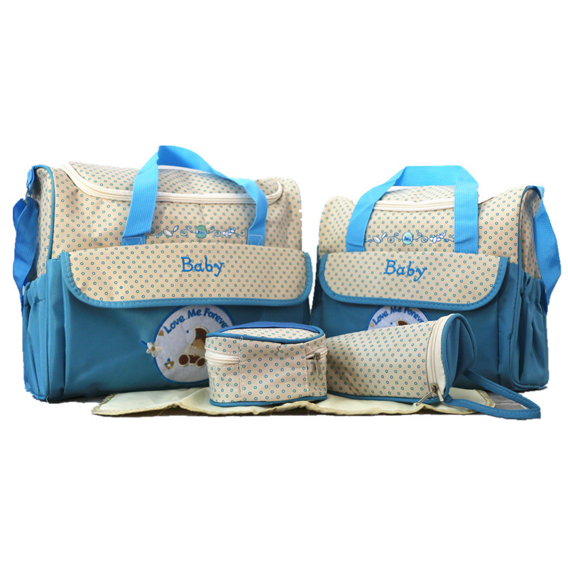 sac a langer bleu deux