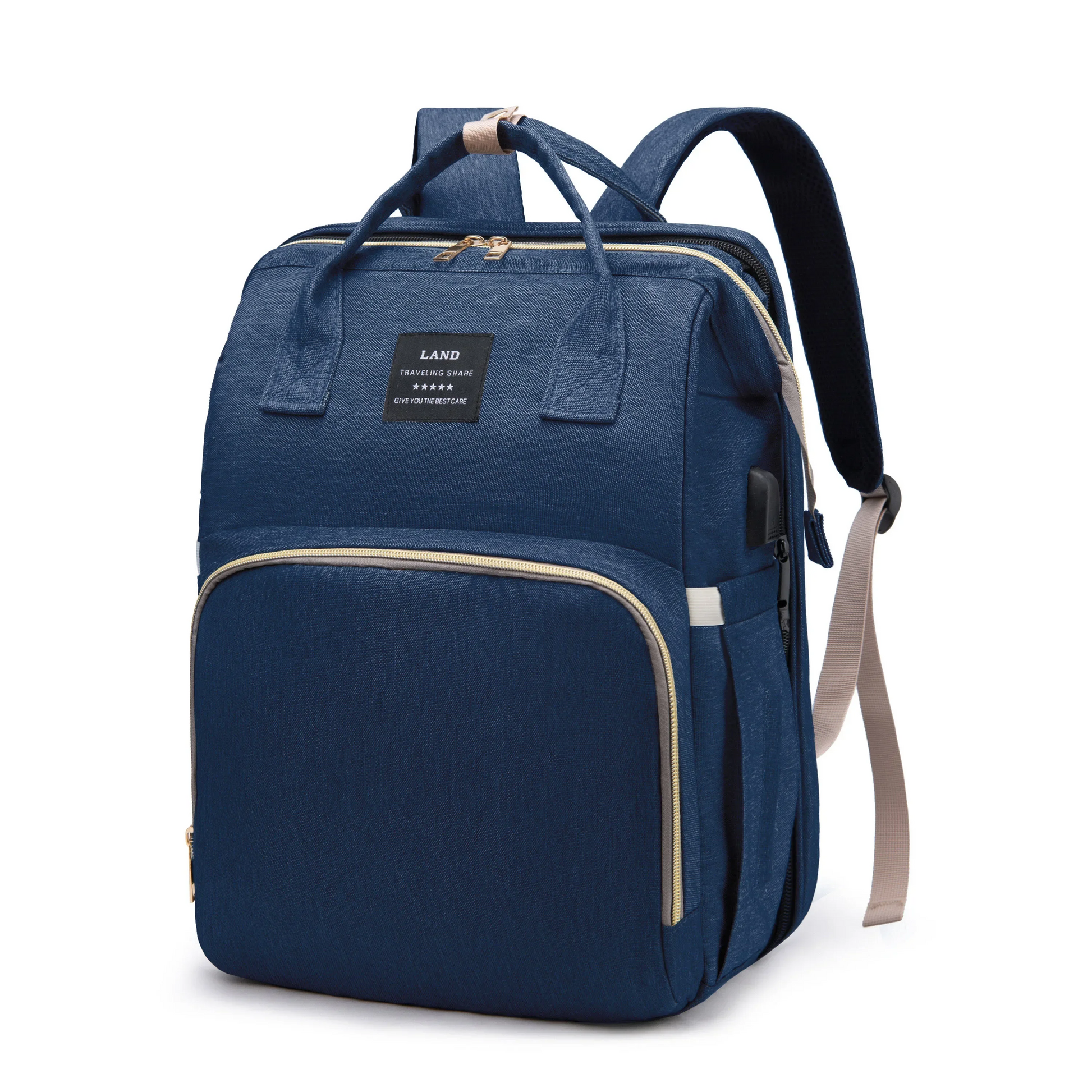 sac a langer bleu